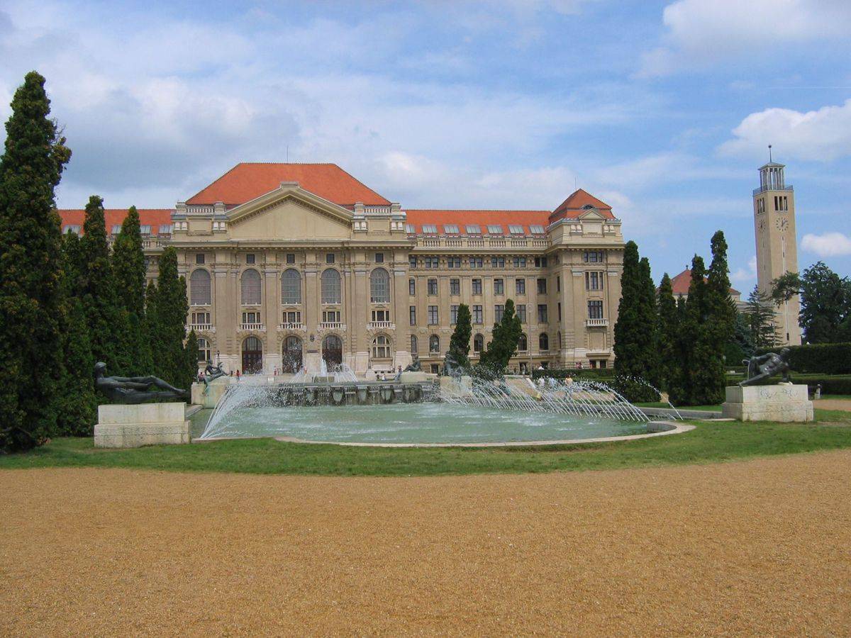 The main building of the University of Debrecen